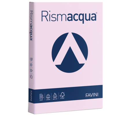 Carta Rismacqua - A4 - 140 gr - lilla 06 - conf. 200 fogli - Favini A659204
