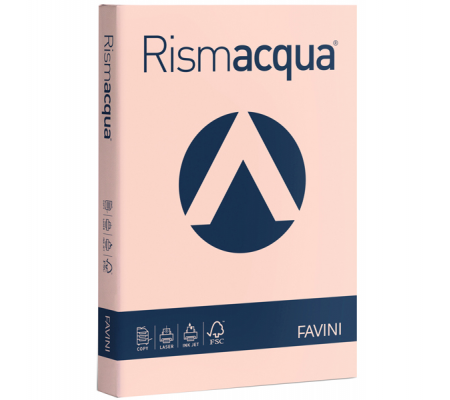 Carta Rismacqua - A4 - 140 gr - salmone 05 - conf. 200 fogli - Favini - A655204 - 8007057613940 - DMwebShop