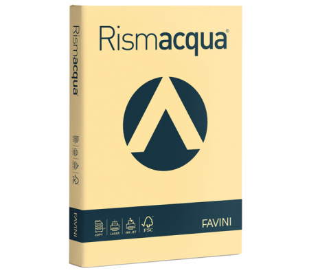 Carta Rismacqua - A4 - 200 gr - camoscio 02 - conf. 125 fogli - Favini A67R104