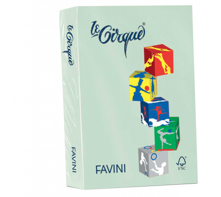 Carta Le Cirque - A4 - 80 gr - verde pistacchio pastello 102 - conf. 500 fogli - Favini - A716504 - 8025478320025 - DMwebShop