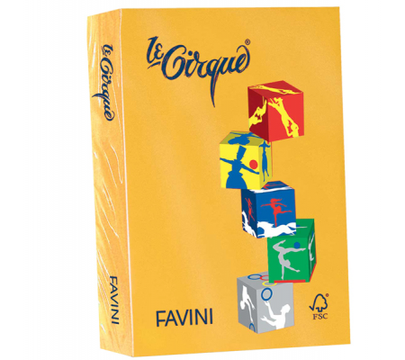 Carta Le Cirque - A4 - 80 gr - giallo oro 201 - conf. 500 fogli - Favini A71H504