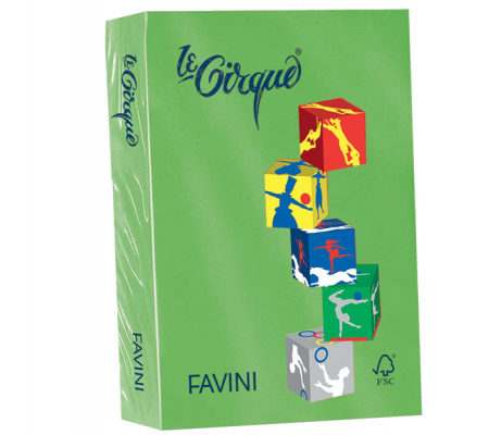 Carta Le Cirque - A4 - 80 gr - verde prato 203 - conf. 500 fogli - Favini A71M504