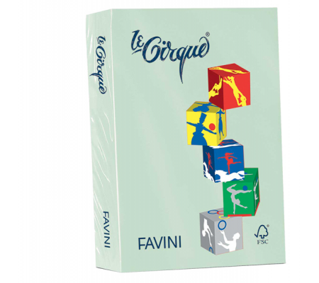 Carta Le Cirque - A4 - 160 gr - verde pistacchio pastello 102 - conf. 250 fogli - Favini A746304