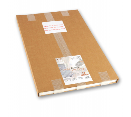 Carta Inkjet plotter - A1 - 594 x 841 mm - 90 gr - opaca cad - bianco - conf. 125 fogli - Canson 200061144