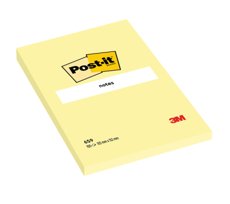 Blocco foglietti - giallo Canary - 102 x 152 mm - 100 fogli - Post-it 7100172752