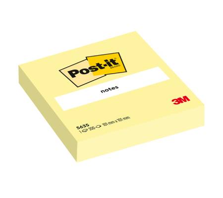 Blocco foglietti - giallo Canary - 100 x 100 mm - 200 fogli - Post-it - 7100234636 - 51131771994 - DMwebShop