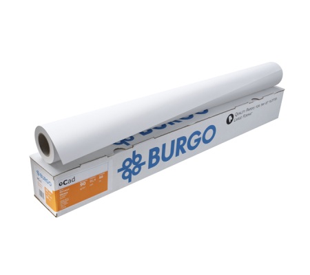 Carta Cad Eco 80 - 610 mm x 50 mt - 80 gr - opaca - bianco - Burgo - 7580007-173 - 45005A - DMwebShop