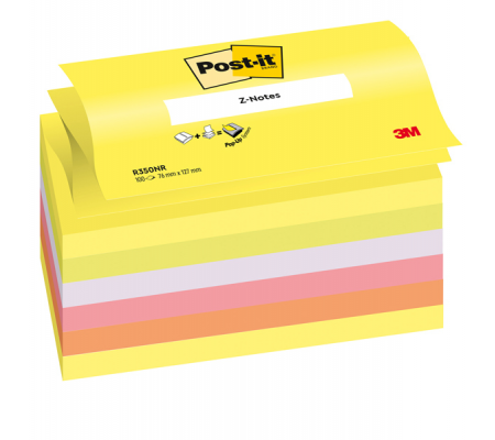 Blocco Super Sticky Z Notes - assortiti neon - 76 x 127 mm - 100 fogli - Post-it - 7100172323 - 4001895845710 - DMwebShop