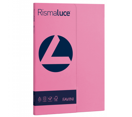 Carta Rismaluce Small - A4 - 200 gr - ciclamino 58 - conf. 50 fogli - Favini A69F544