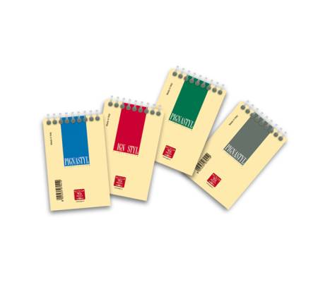 Blocco Pignastyl spiralato - 5 mm - A7 - 80 x 120 mm - 80 gr - 60 fogli - conf. 10 pezzi - Pigna - 02156235M - 8005235434608 - DMwebShop