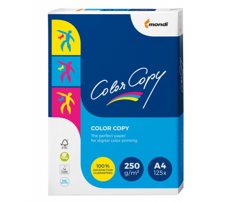 Carta Color Copy - A4 - 250 gr - bianco - conf. 125 fogli - Mondi - 6371 - 9003974443775 - DMwebShop