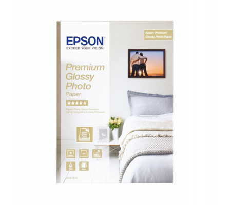 Carta Fotografica Premium Glossy Photo Paper - A4 - 15 Fogli - Epson C13S042155