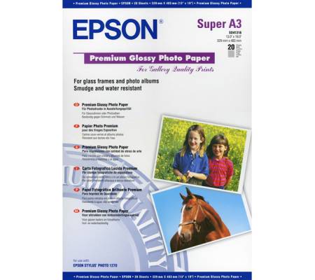 Carta fotografica lucida Premium - Epson - C13S041316 - 10343819795 - DMwebShop