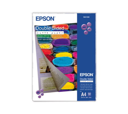 Carta fotografica Double-Sided Matte Paper - A4 - 50 Fogli - Epson C13S041569