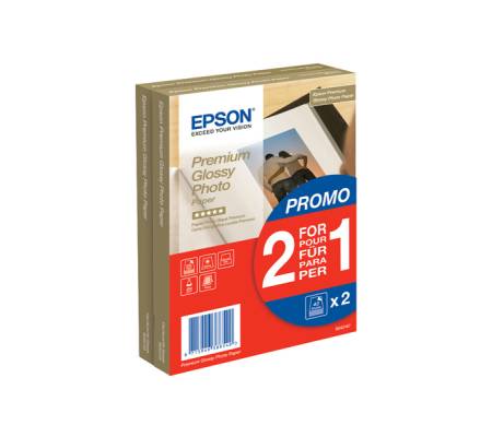 Premium Glossy Photo Paper - 10 x 15 cm - 2x 40 Fogli - Epson - C13S042167 - 8715946388540 - DMwebShop