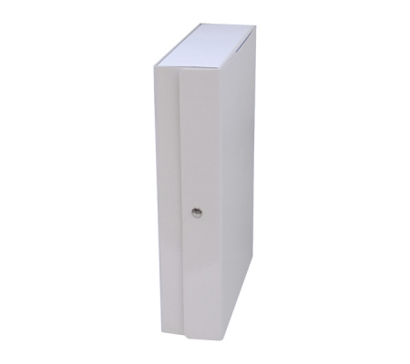 Scatola progetto Glossy - dorso 8 cm - bianco - Starline