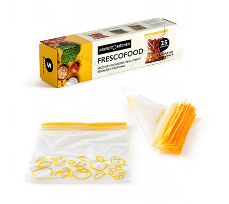 Buste per alimenti FrescoFood - small - 21 x 21,5 cm - conf. 25 pezzi - Perfetto  - 29141 -  - DMwebShop