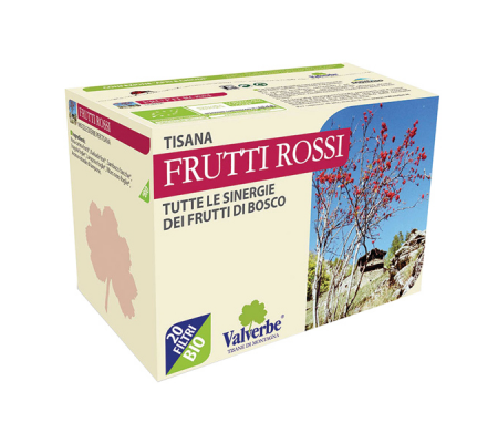 Filtri tisana frutti rossi - conf. 20 pezzi - Valverbe - 0023842 - 8021003500610 - DMwebShop