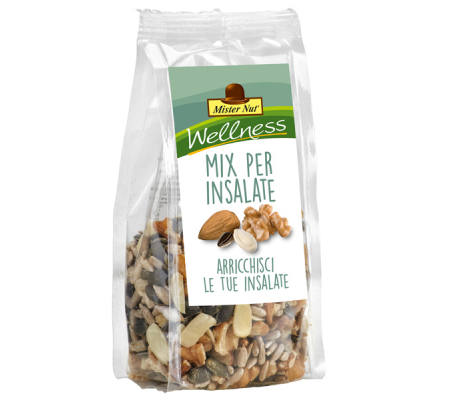 Mix insalata - frutta secca e semi - 125 gr - Mister Nut - 118076000611 -  - DMwebShop