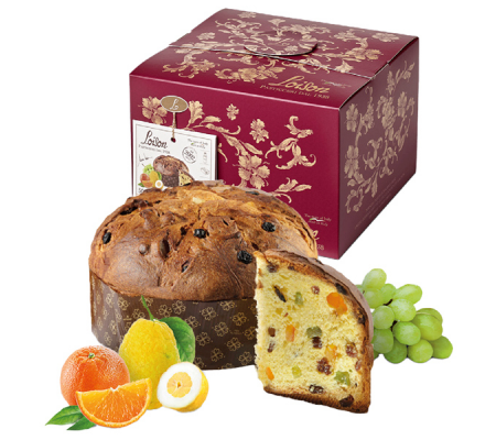 Panettone Classico - Linea Top Barocco - tradizionale - 500 gr - Loison - 9279 -  - DMwebShop