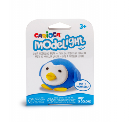 Pasta Model Light - 30 gr - tema animali - expo 16 pezzi - Carioca  - 43308 - 89326_3 - DMwebShop