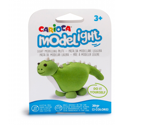 Pasta Model Light - 30 gr - tema animali - expo 16 pezzi - Carioca  - 43308 - 89326_4 - DMwebShop
