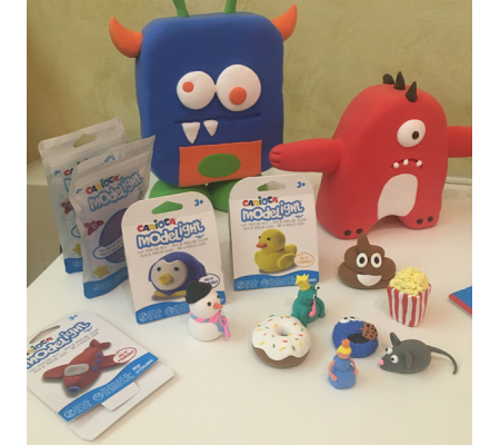 Pasta Model Light - 30 gr - tema animali - expo 16 pezzi - Carioca  - 43308 - 89326_5 - DMwebShop