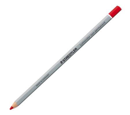 Matita Lumocolor Omnichrom - non permanente - rosso - conf. 12 pezzi - Staedtler - 108-2 - 45821A - DMwebShop