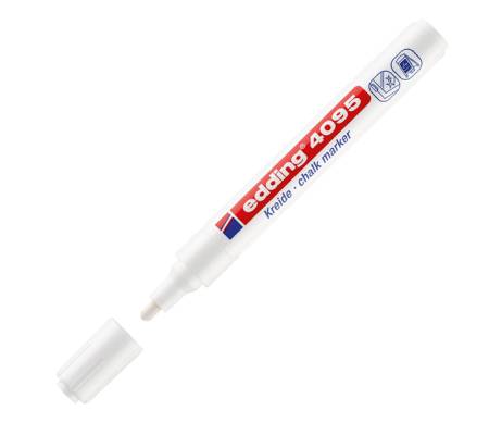 Marcatore 4095 - punta tonda - 2 - 3 mm - bianco - Edding - E-4095 049 - 4004764788125 - DMwebShop