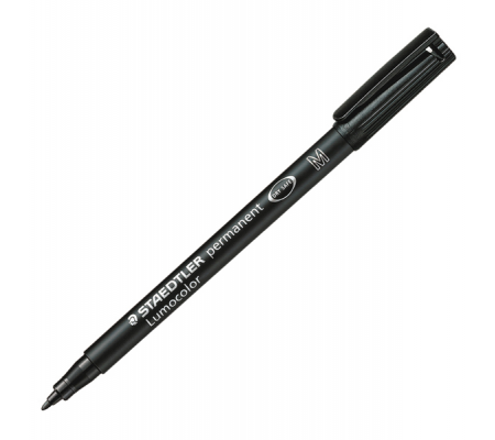 Pennarello Lumocolor Permanent 317 - punta 1 mm - nero - Staedtler 317-9