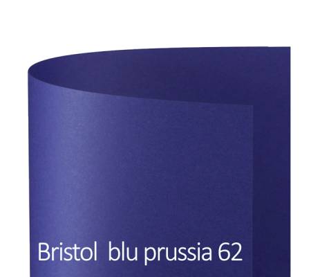 Cartoncino Bristol Color - 50 x 70 cm - 200 gr - blu prussia 62 - conf. 25 pezzi - Favini - A35K012 - 8007057573565 - DMwebShop