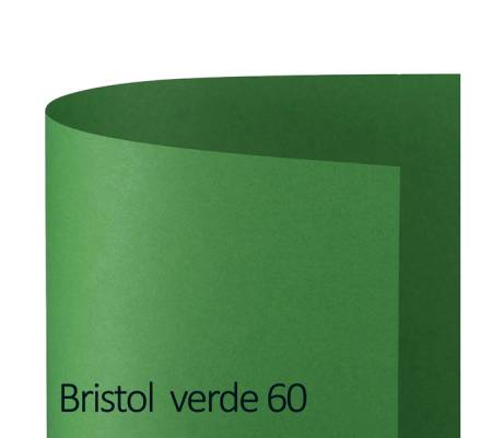 Cartoncino Bristol Color - 50 x 70 cm - 200 gr - verde 60 - conf. 25 pezzi - Favini - A35D012 - 8007057572520 - DMwebShop
