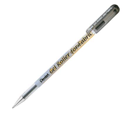 Gel Roller per tessuto - punta 1,00 mm - nero - inchiostro permanente - conf. 12 pezzi - Pentel - BN15-AO - 72512191224 - DMwebShop