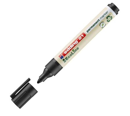 Marcatore 21 Ecoline - punta conica - 1,5 - 3 mm - nero - inchiostro permanente - conf. 10 pezzi - Edding - 4-21001 - 4004764917785 - DMwebShop