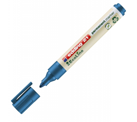 Marcatore 21 Ecoline - punta conica - 1,5 - 3 mm - blu - inchiostro permanente - Edding - 4-21003 - 4004764917846 - DMwebShop