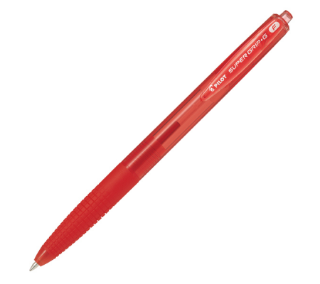 Penna a scatto Supergrip G - punta 0,7 mm - rosso - Pilot - 001640 - 4902505524370 - DMwebShop