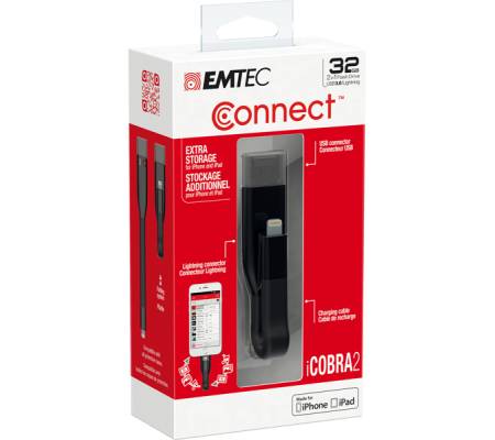 Memoria Usb - T500 BL 3.0 ligthtning charg - 32 Gb - Emtec ECMMD32GT503 V2B - ECMMD32GT503V2B - 3126170146274 - DMwebShop