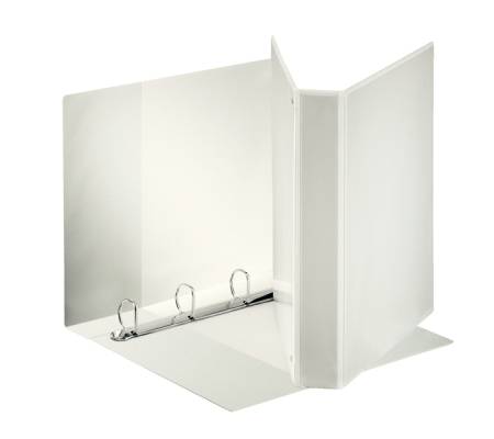 Raccoglitore personalizzabile Display 4 anelli a D 30 mm 4,7 cm 22 x 30 cm bianco Esselte 394756000 - 3654