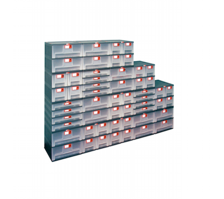 Cassettiera Mopla 102 - PP - 2 cassetti - Mobil Plastic - MOP102.GR - 8000919002807 - 87033_2 - DMwebShop