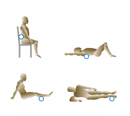 Rullo yoga massaggiante - in PVC - schiuma EVA - Rovera  - FM001 - 92961_1 - DMwebShop