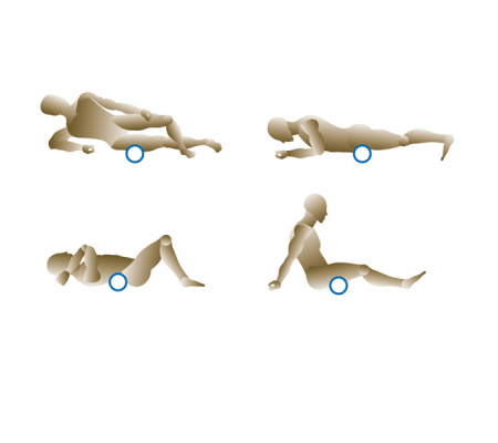 Rullo yoga massaggiante - in PVC - schiuma EVA - Rovera  - FM001 - 92961_2 - DMwebShop