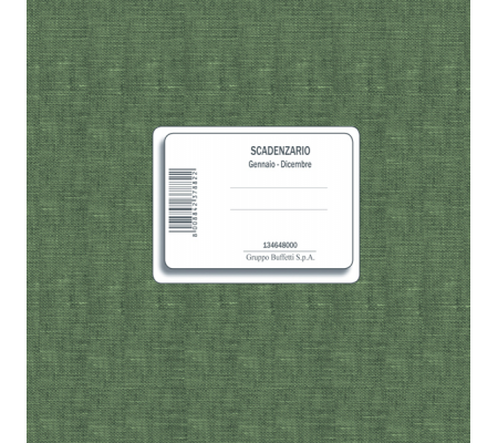 Registro scadenzario spiralato Gennaio-Dicembre - 8 pagine per mese - spiralato - 21 x 29,7 cm - Data Ufficio - DU131648000 - 88613_1 - DMwebShop