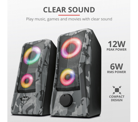 Set altoparlanti 2.0 RGB GXT606 - illuminato - Trust - 23379 - 91292_1 - DMwebShop