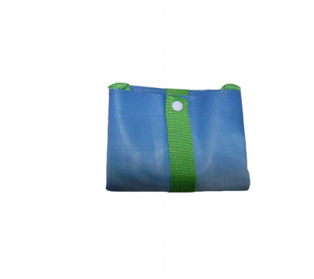 Borsa - per la spesa - ripiegabile - PP -38 x 43 x 20 cm - fantasia prato con farfalla - Berni Group - 45/p - 95303_1 - DMwebShop