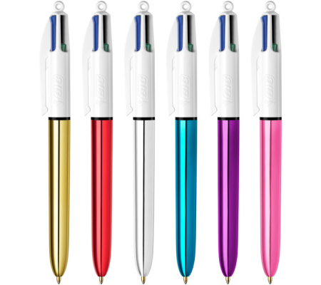 Penna 4 Colours Small - 4 versioni assortiti - expo 72 pezzi - Bic - 514834 - 3086123725928 - 98781_4 - DMwebShop