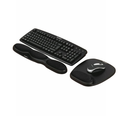 Mousepad con poggiapolsi Comfort - gel - nero - Kensington - 62386 - 636638006307 - DMwebShop