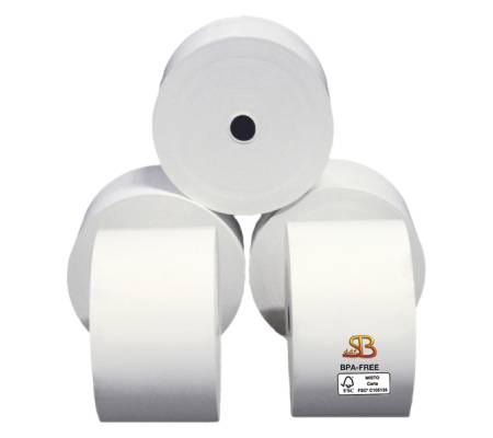 Rotolo per distributori self service - 57 mm x 85 mt - Ø esterno 87 mm - anima 12 mm - 70 gr - conf. 24 pezzi - Sabacart - 31230570857G - 8024828226086A - DMwebShop