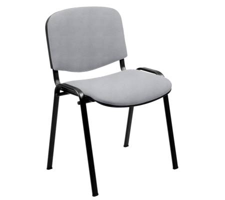 Sedia Attesa Dado - D5S-PT - vera pelle TOP - grigio chiaro - senza Braccioli - Unisit - D5S/PT - DMwebShop