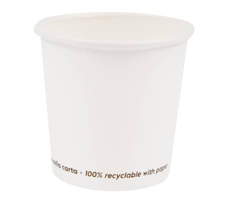 Bicchiere in carta - 200 ml - bianco - conf. 50 pezzi - Signor Bio - PGC008BIO50C - 8055715783344 - DMwebShop