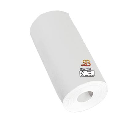 Rotolo per POS 57 mm x 11 mt diametro esterno 30 mm senza anima 55 gr carta termica BPA free blister 12 pezzi - 6031
